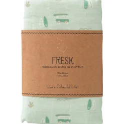 Lot de 2 langes Surf boy (70 x 60 cm)