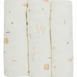 Lot de 3 langes Tam Tam (70 x 70 cm)