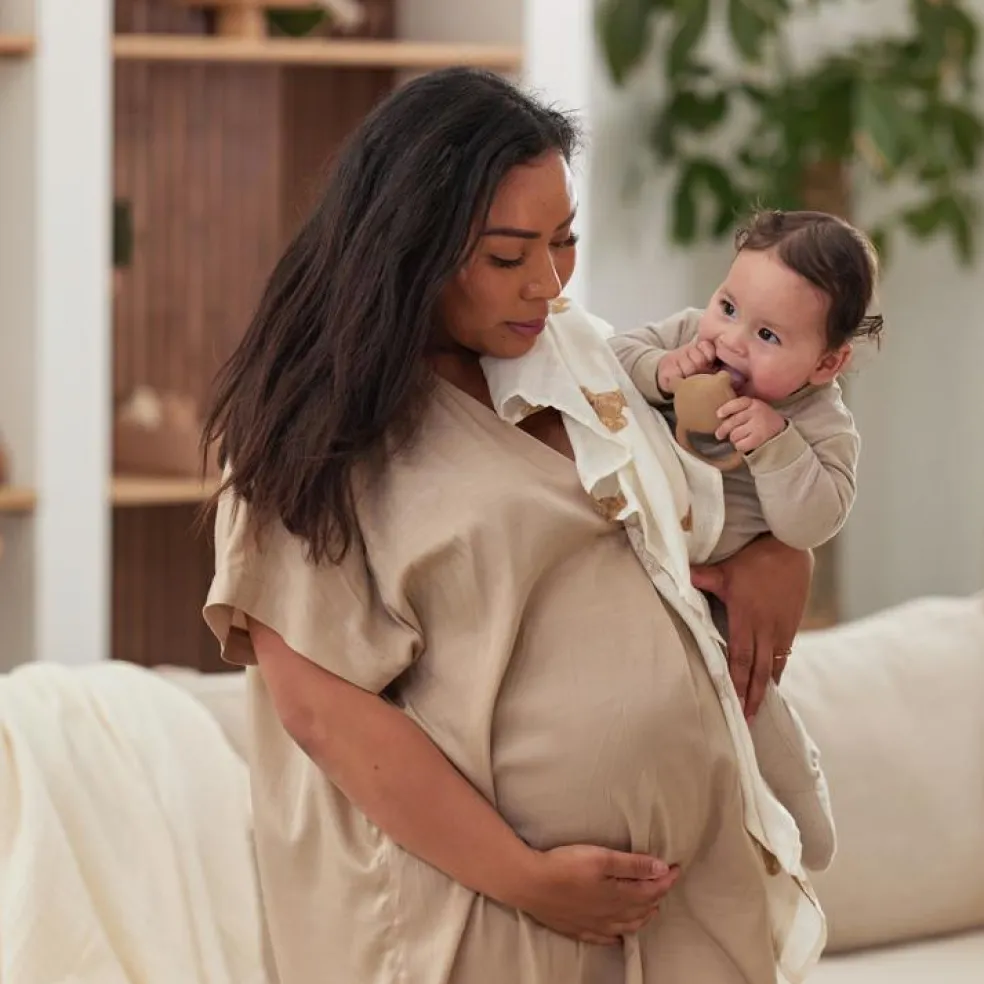 Lot de 2 maxi langes en coton ours Teddy Bear (115 x 115 cm)