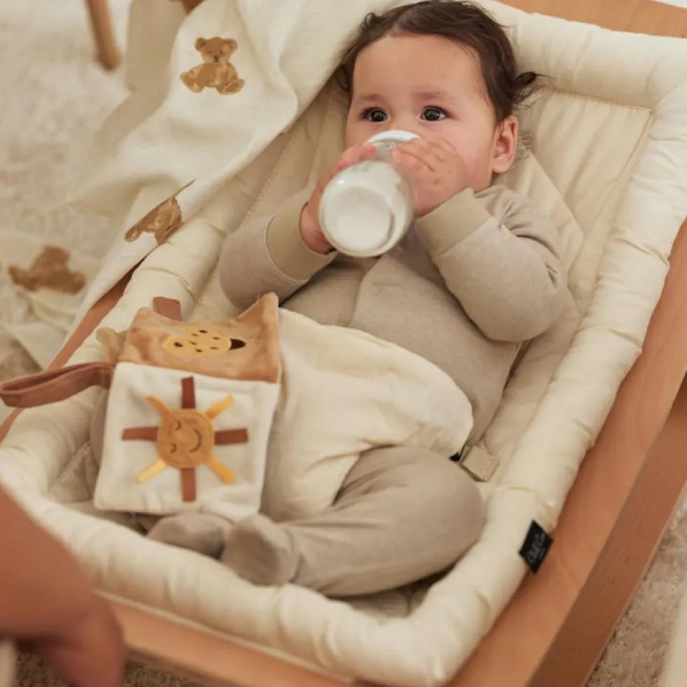 Lot de 2 maxi langes en coton ours Teddy Bear (115 x 115 cm)