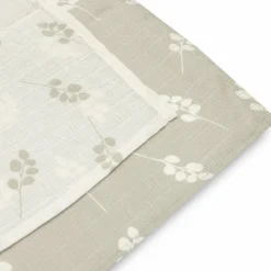 Lot de 2 maxi langes en gaze de coton Twig Olive Green (115 x 115 cm)