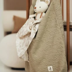 Lot de 2 maxi langes en gaze de coton Animals Nougat (115 x 115 cm)