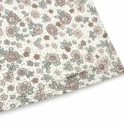 Lot de 2 maxi langes en gaze de coton Retro Flowers (115 x 115 cm)