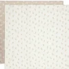 Lot de 2 maxi langes en gaze de coton Twig Wild Rose (115 x 115 cm)