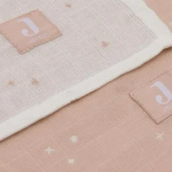 Lot de 2 maxi-langes en coton Twinkling Wild Rose (115 x 115 cm)