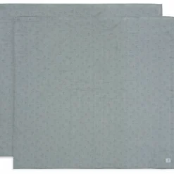 Lot de 2 maxi-langes en coton Miffy Sea Green (115 x 115 cm)