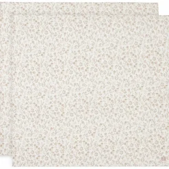 Lot de 2 maxi-langes en coton Bloomy (115 x 115 cm)