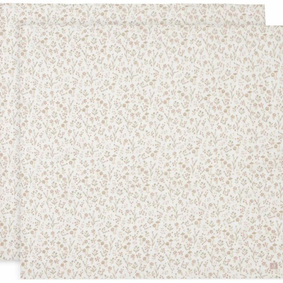 Lot de 2 maxi-langes en coton Bloomy (115 x 115 cm)