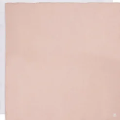 Lot de 2 maxi-langes en coton Wild Rose-Ivory (115 x 115 cm)
