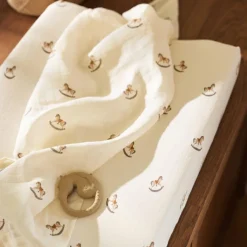 Lot de 2 maxi-langes en coton Nostalgic Ride (115 x 115 cm)