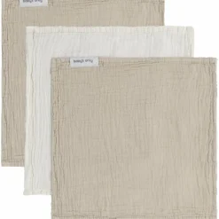 Lot de 3 mini lange Tender Beige-Linen (30 x 30 cm)