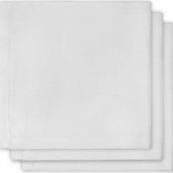 Lot de 3 mini langes blancs (31 x 31 cm)