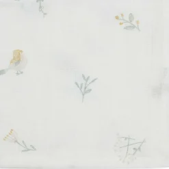 Lot de 3 mini langes en gaze de coton Lovely Birds (31 x 31 cm)