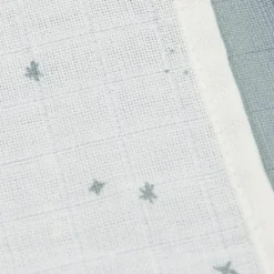 Lot de 3 mini langes en gaze de coton Sea Green (31 x 31 cm)