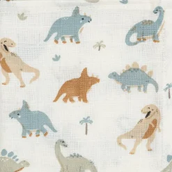 Lot de 3 mini langes en gaze de coton Roarsome (31 x 31 cm)