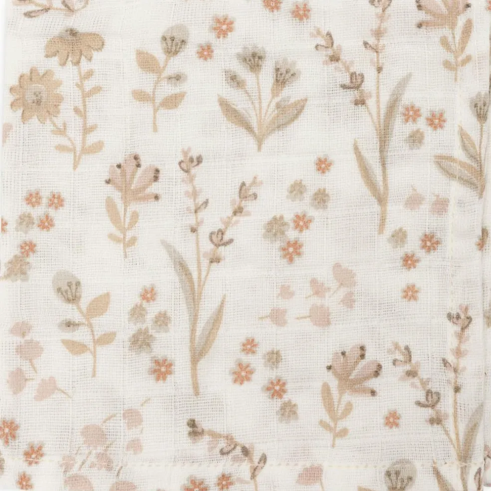 Lot de 3 mini langes en gaze de coton Bloomy (31 x 31 cm)