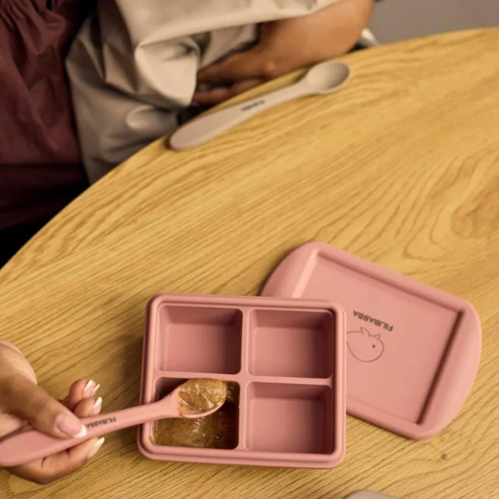 Lot de 2 moules de conservation Rose