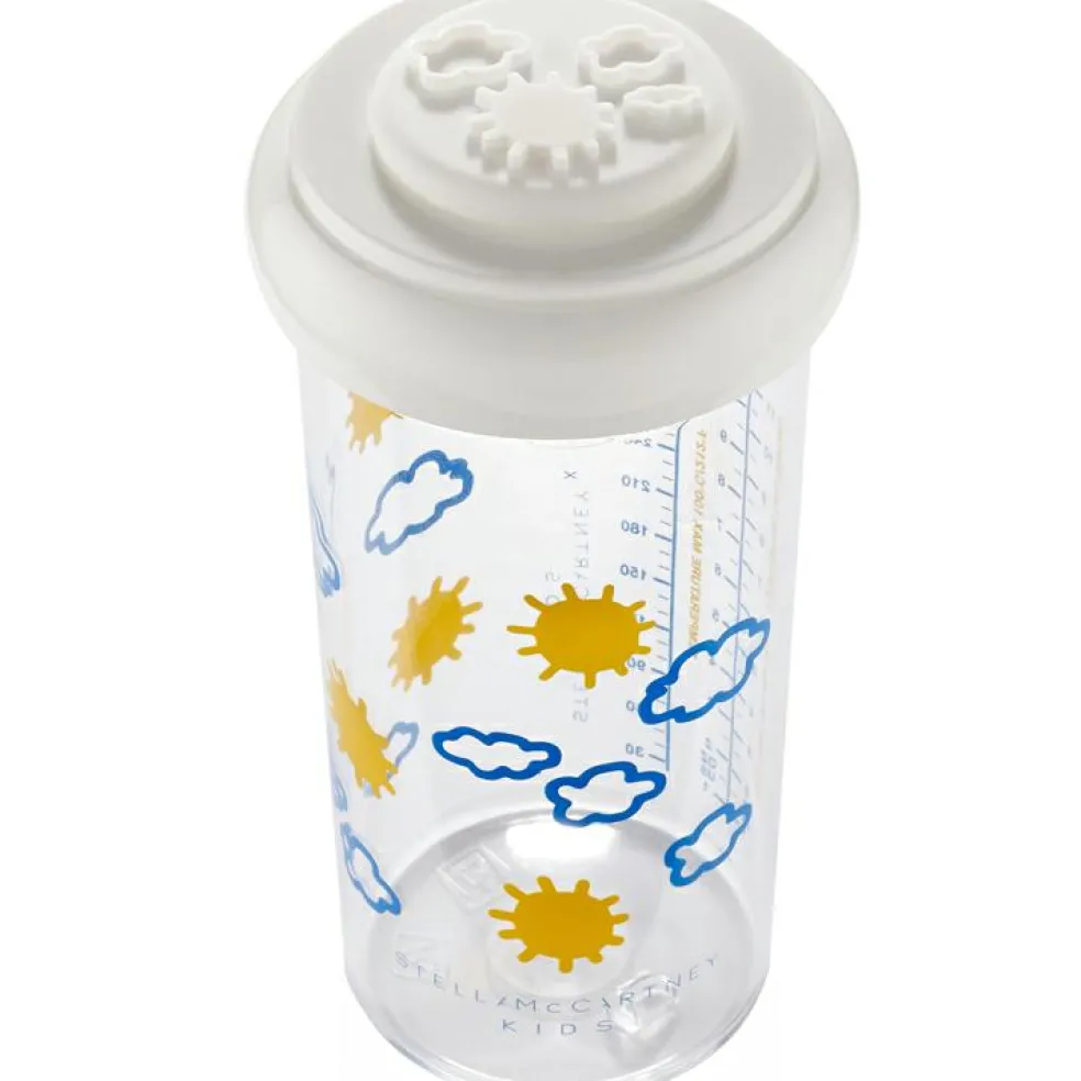 Lot de 2 opercules en silicone pour biberon nuages & amour