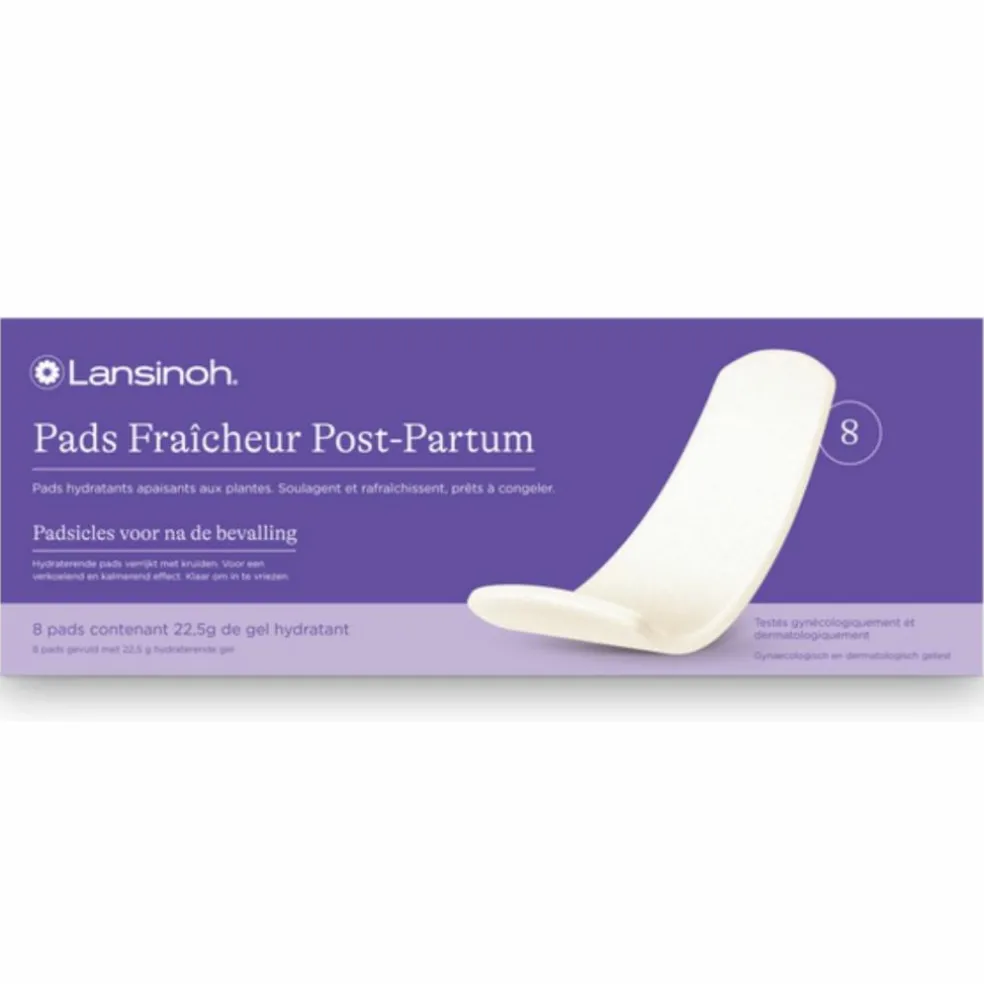 Lot de 8 pads fraîcheur post-partum