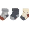 Lot de 3 paires de chaussettes bébé en coton bio Tiny Farmer bleu (pointure 15-18)