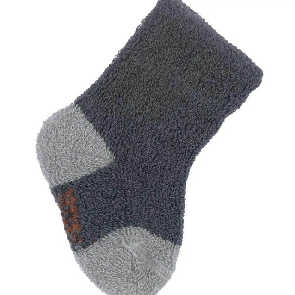Lot de 3 paires de chaussettes bébé en coton bio Tiny Farmer bleu (pointure 15-18)