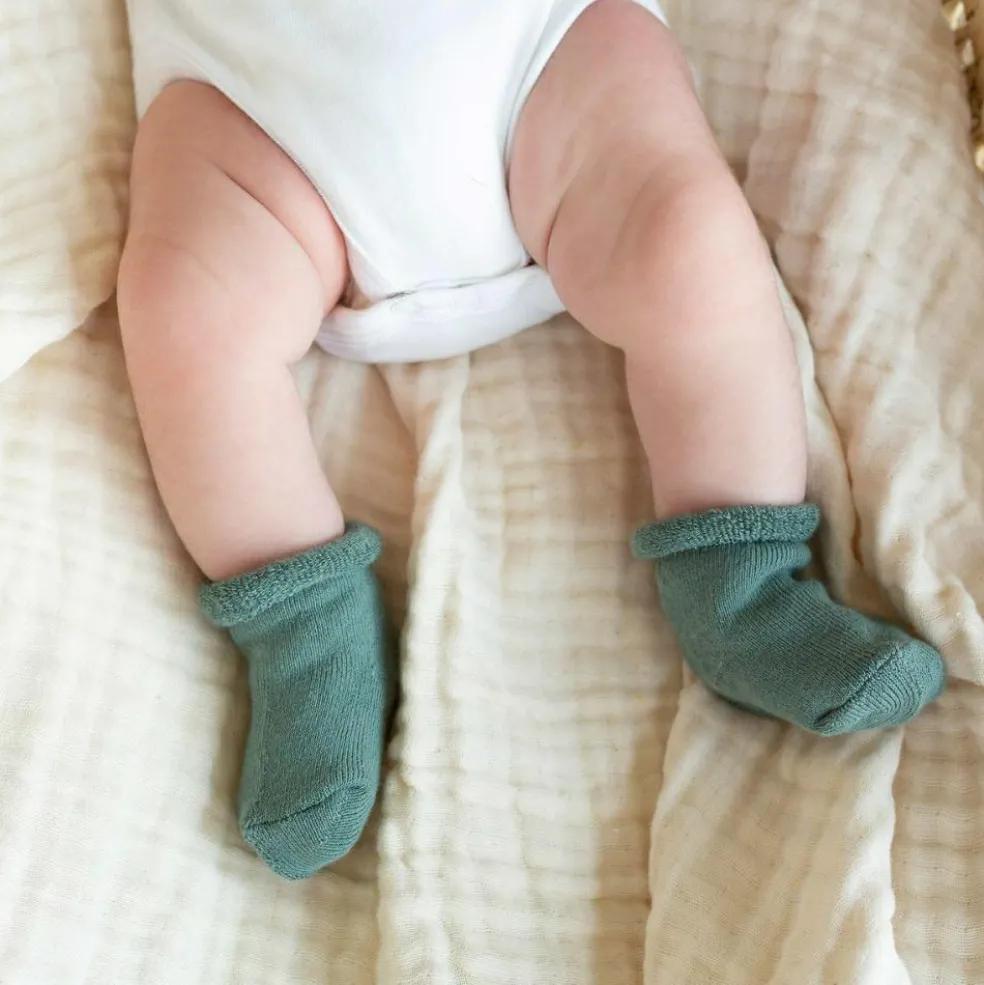 Lot de 3 paires de chaussettes Sauge (pointure 14-16)