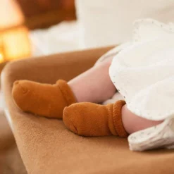 Lot de 3 paires de chaussettes Terracotta-Ecru-Camel (pointure 14-16)