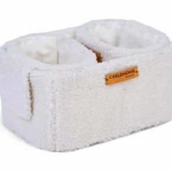 Lot de 3 paniers à suspendre table à langer Teddy écru