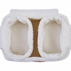 Lot de 3 paniers à suspendre table à langer Teddy écru