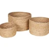 Lot de 3 paniers de rangement Abha (40 cm)