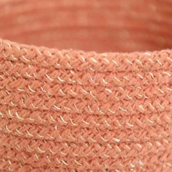 Lot de 3 paniers de rangement Ilse ambre