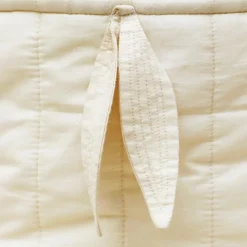 Lot de 2 paniers de rangement bamboo naturel (20 x 30 cm)