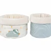 Lot de 2 panières de rangement Felix et Léo