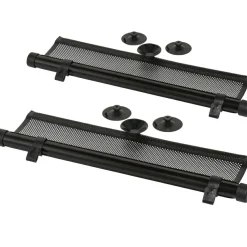 Lot de 2 pare-soleil enrouleur noir pour voiture