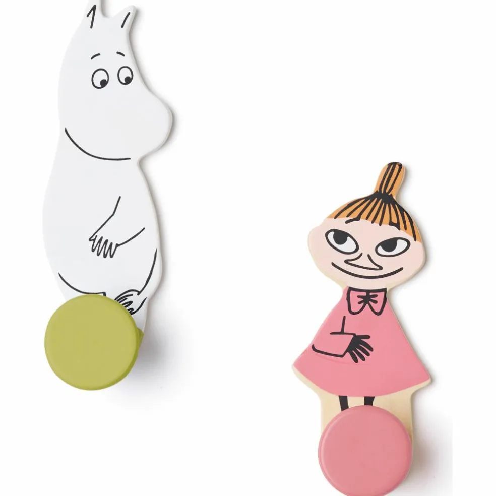 Lot de 2 patères murales Little My Moomin