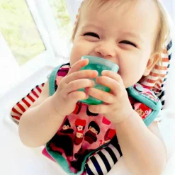 Lot de 4 petites tasses vertes