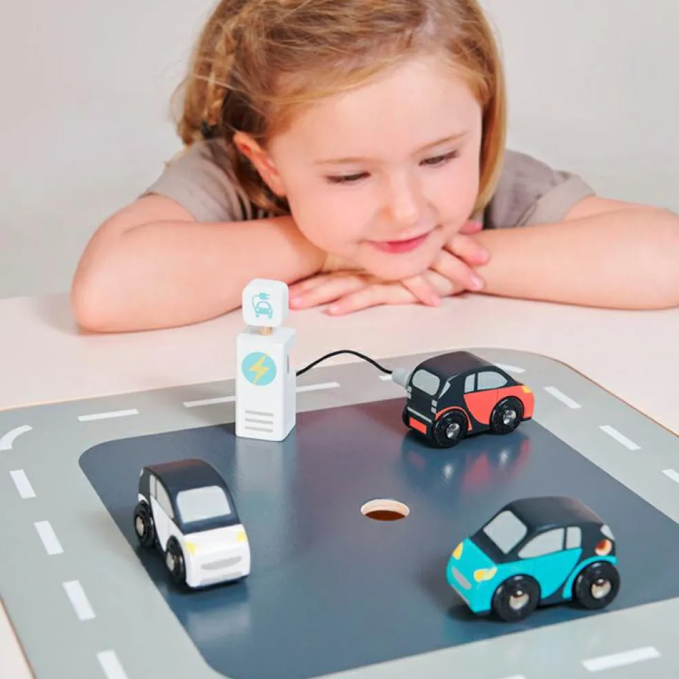 Lot de 3 petites voitures écologiques