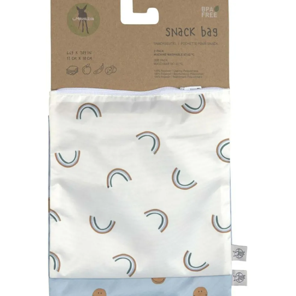 Lot de 2 pochettes pour Snack Happy Rascals Smile