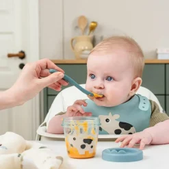 Lot de 2 pots de conservation Tiny farm Rose