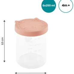 Lot de 6 pots de conservation Isy Bowls (250 ml)