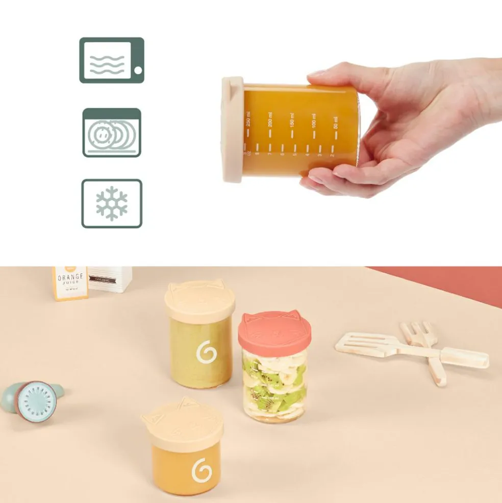 Lot de 9 pots de conservation Isy Bowls (6 x 250ml + 3 x 120ml)