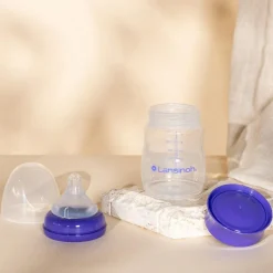 Lot de 4 pots de conservation du lait maternel