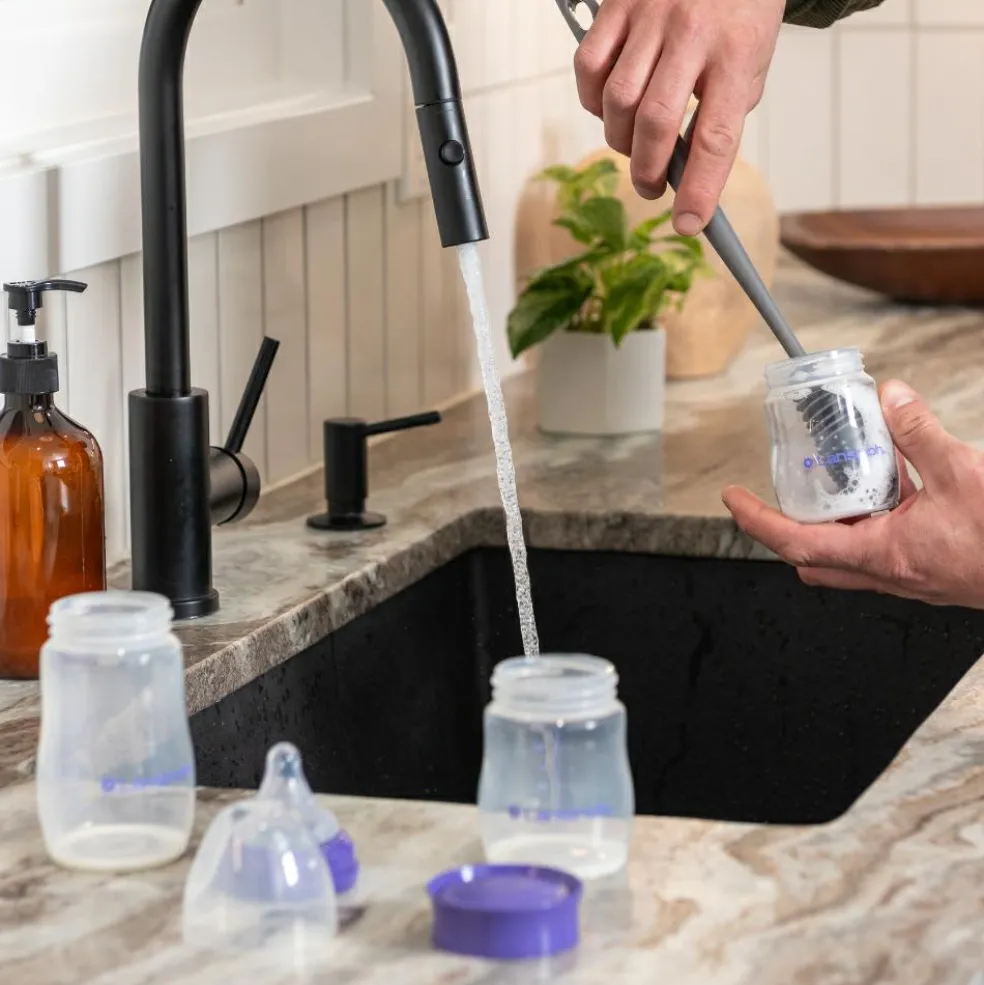 Lot de 4 pots de conservation du lait maternel