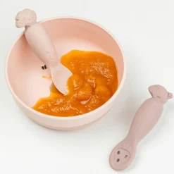 Lot de 2 premières cuillères Tiny farm Rose