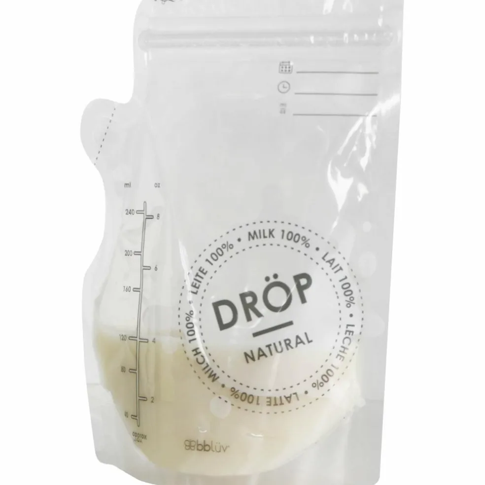 Lot de 50 sacs de conservation du lait maternel Dröp