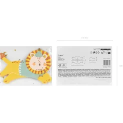Lot de 20 serviettes lion