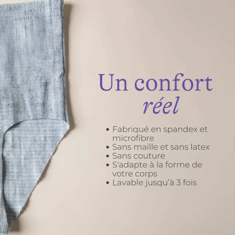 Lot de 4 slips filets de maternité lavables