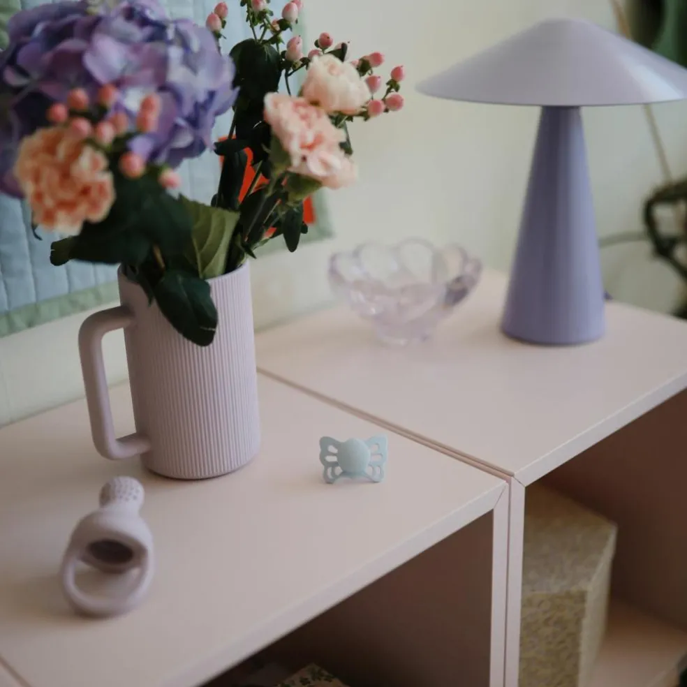 Lot de 2 sucettes grignoteuses en silicone Soft Lilac