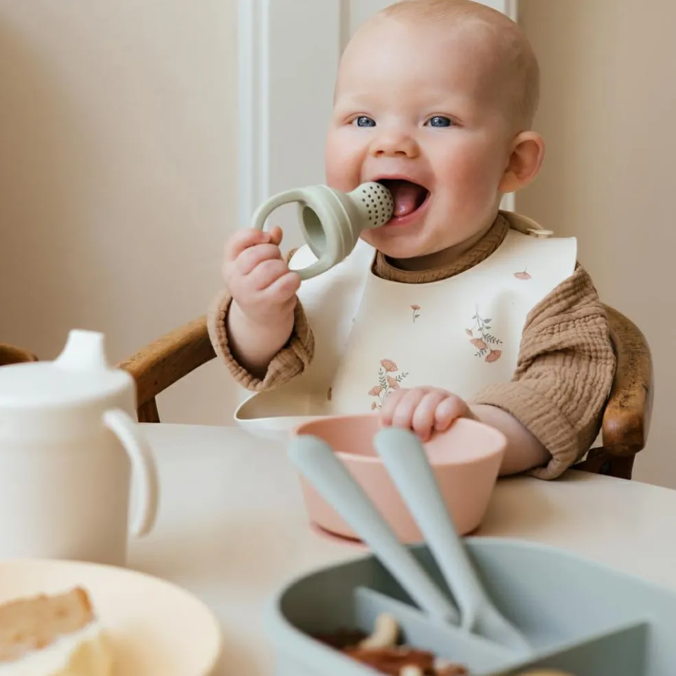 Lot de 2 sucettes grignoteuses en silicone Cambridge blue