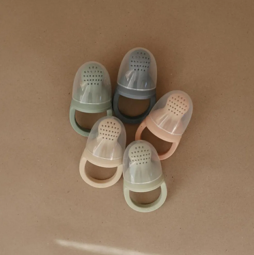 Lot de 2 sucettes grignoteuses en silicone Cambridge blue